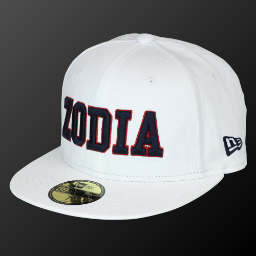 Zodia x New Era 59Fifty Flat Visor Cap in White (Limited Quantity)